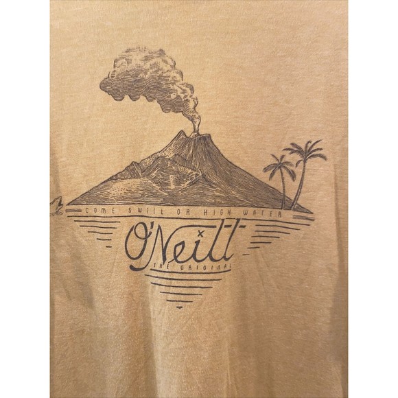 O’Neill Surf Volcano Short Sleeve Men T-shirt “Come Swell or High Water” XL - Picture 2 of 5